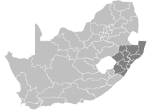 kwazulu natal map