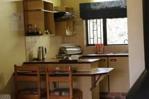 2 bed garden view chalet self cater