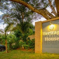 At Heritage House Entrance