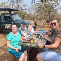 safari package clients on safari lunch time