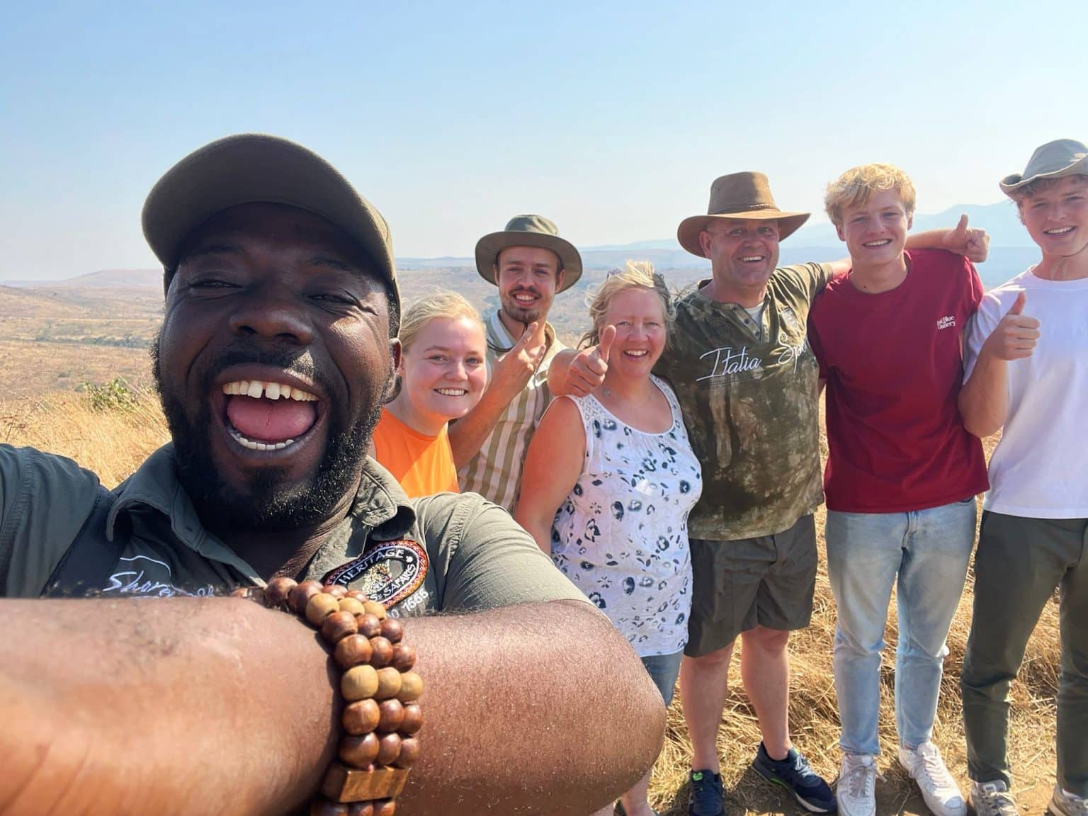 clients sighting in hluhluwe game reserve