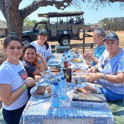 lunch time in hluhluwe game reserve