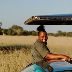 our rangers are always smilling on safari