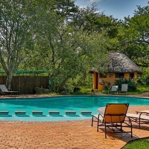 Hluhluwe game reserve accommodation, Hilltop Camp Pool